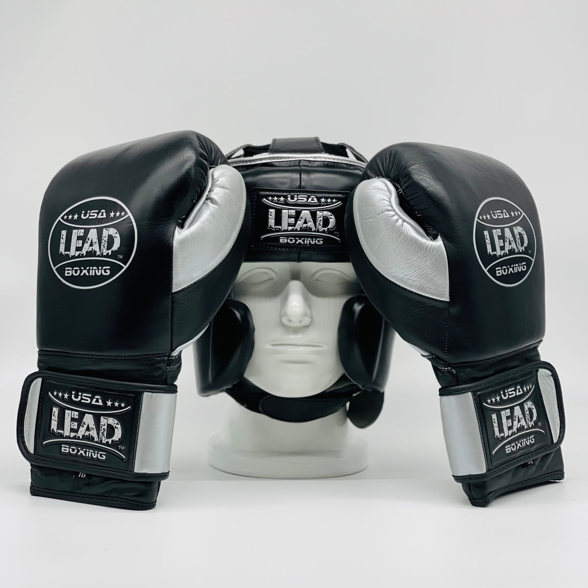 LEADERS TRAINING Boxing Gloves , Hook & Loop( Black/ Camo) – Leaders Boxing  USA