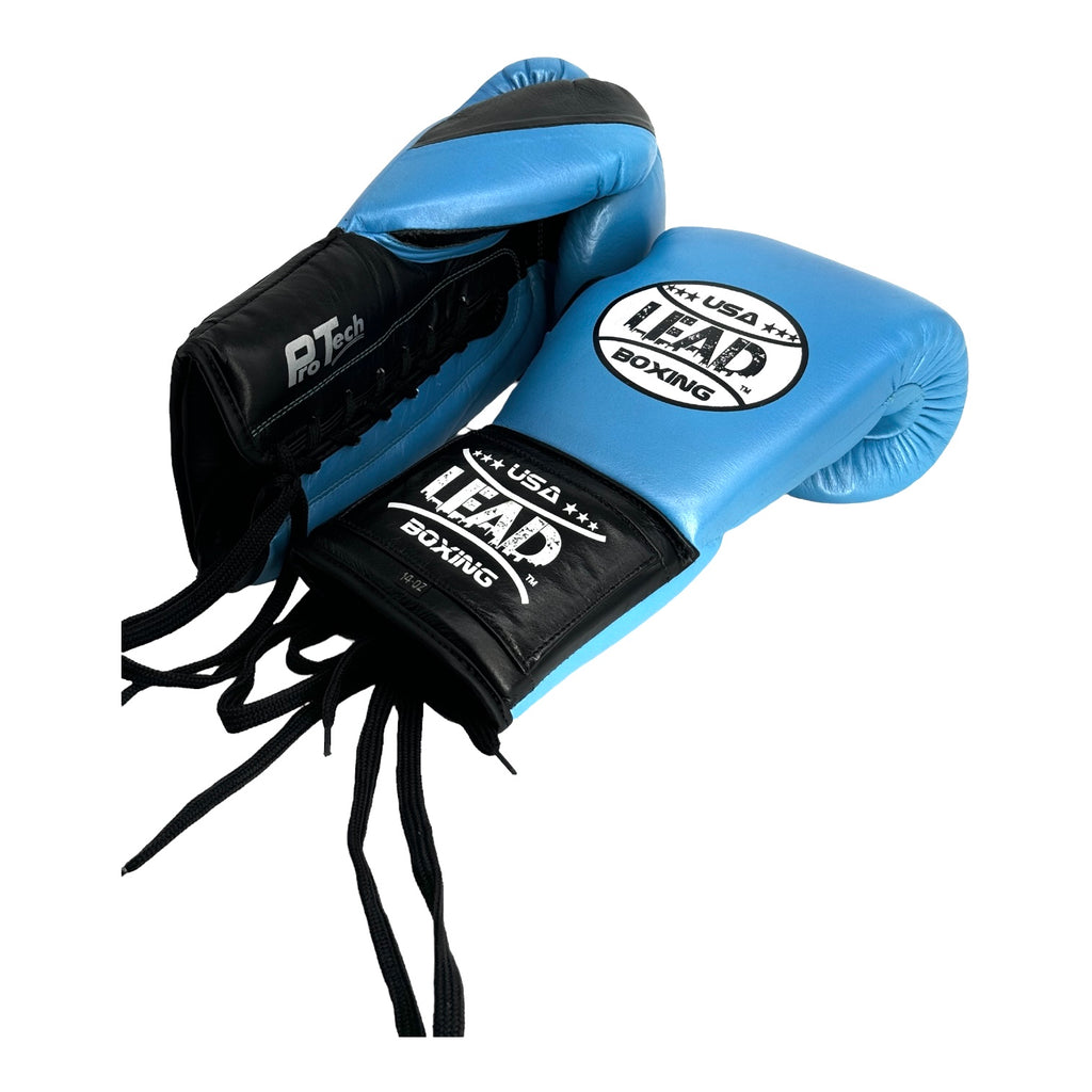 LEAD PRO-TECH Sparring  Gloves (Sky Blue/Black)