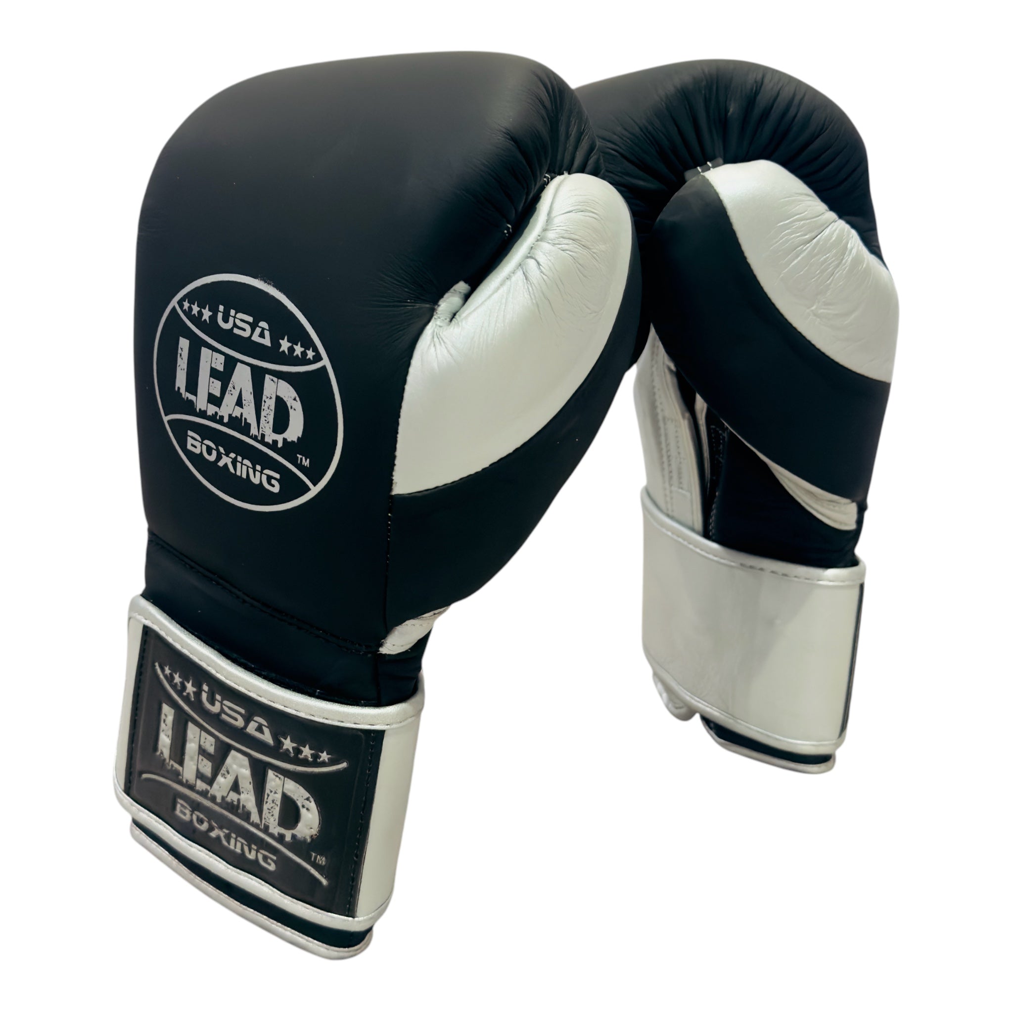 Lead Compact Gloves (Black Matte - Silver)