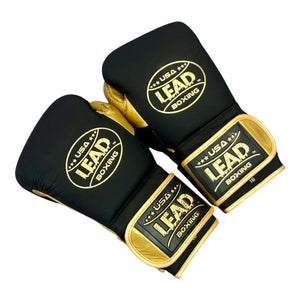 Lead Compact Gloves (Black Matte -Gold)