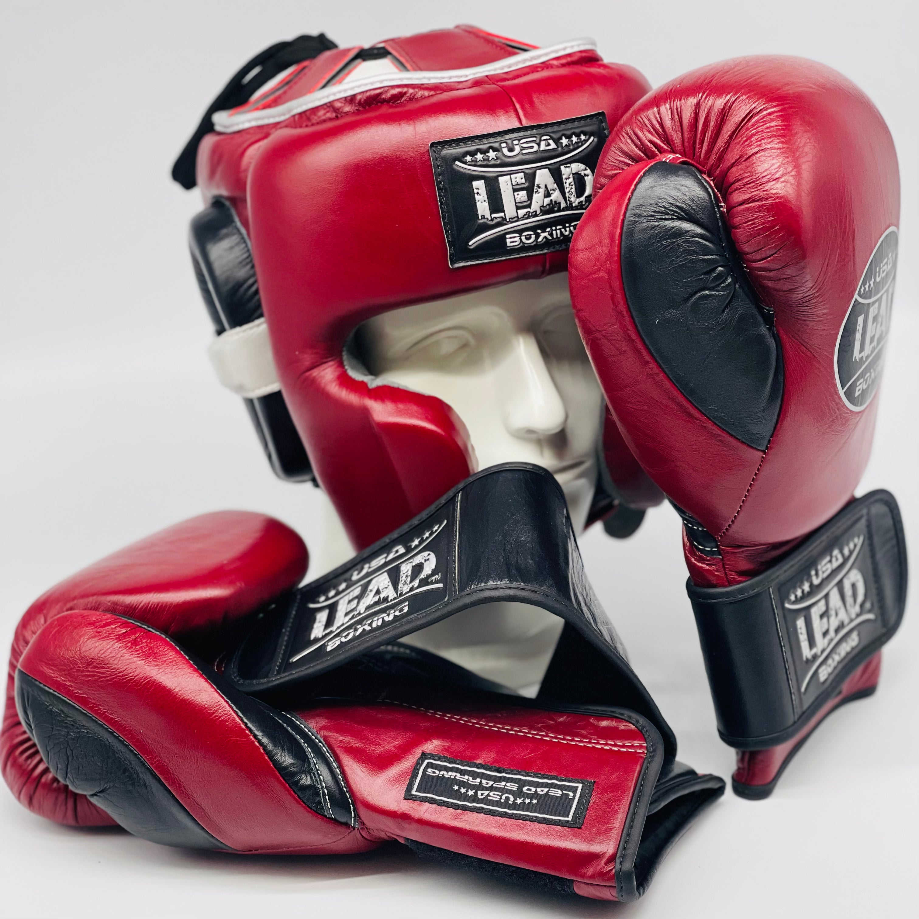 LEAD Boxing Set ( Maroon / Black/ Silver)