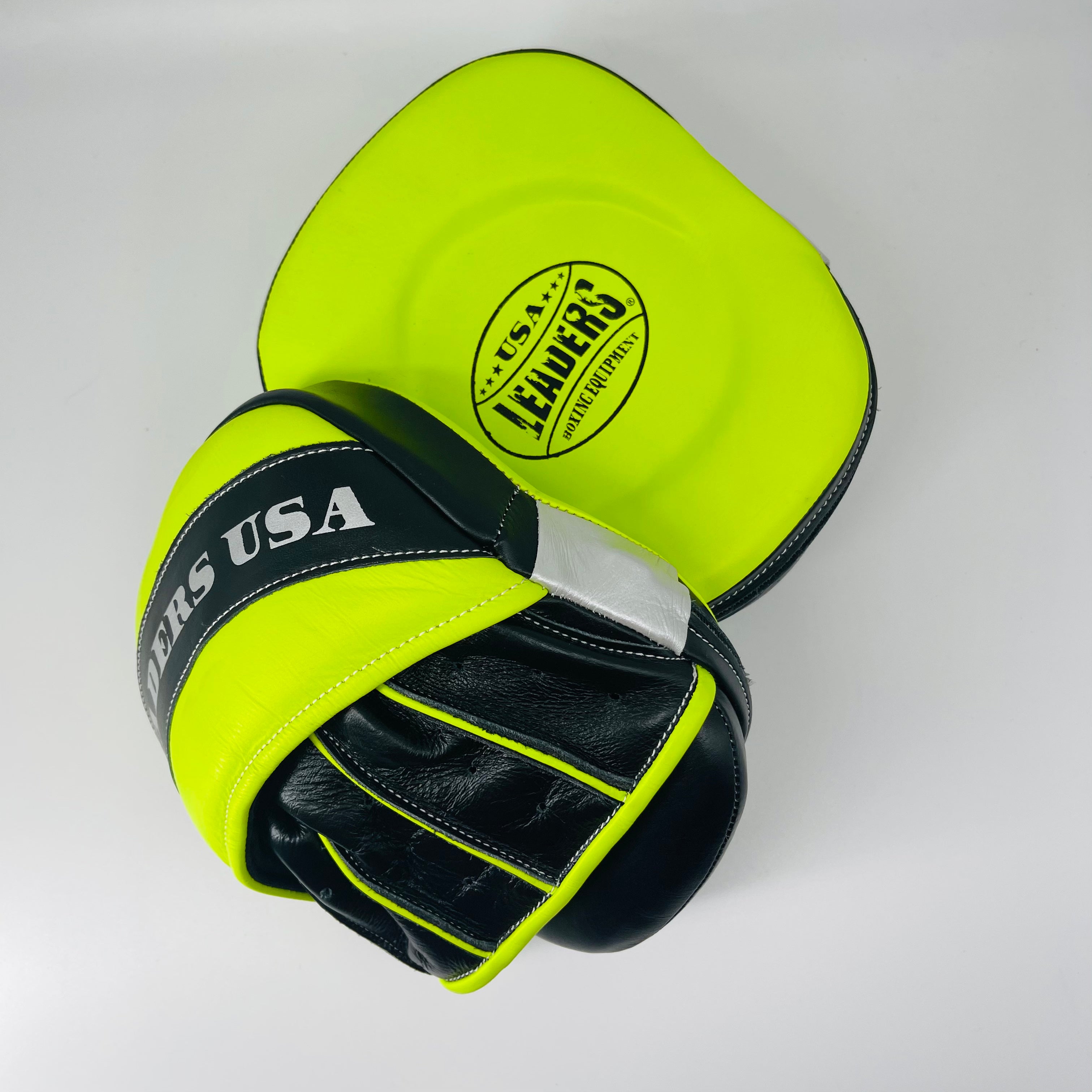 Mini Focus Mitts (Neon Green -Black-Silver )